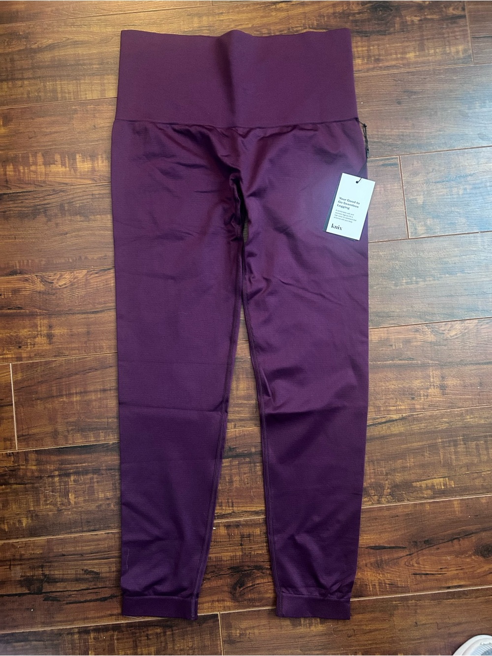 Women’s Knix Good To Go Seamless Leggings- - deep purple- size large